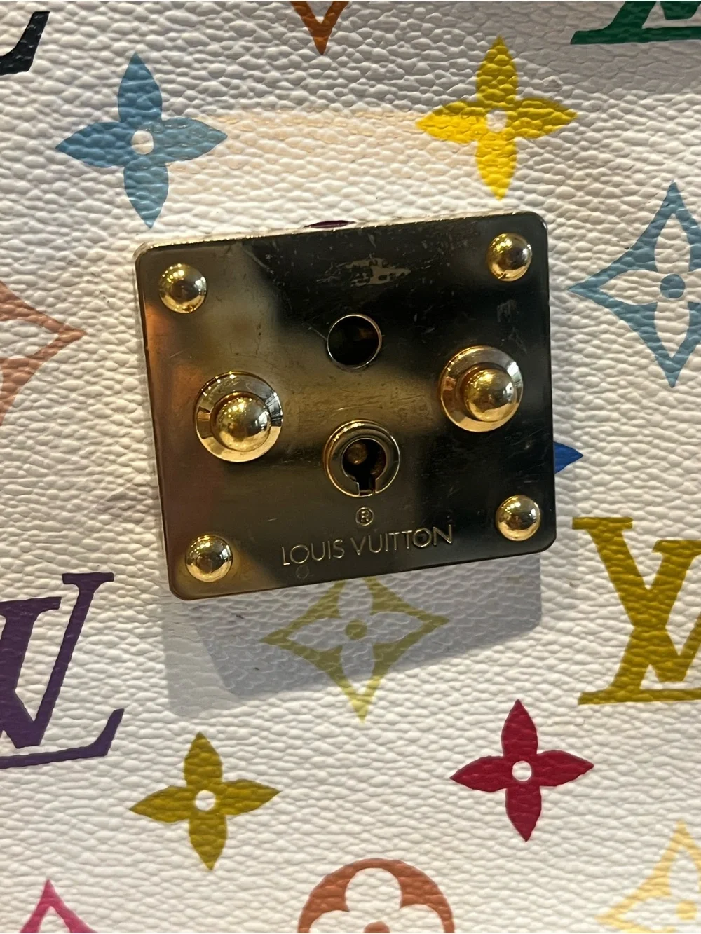 Louis Vuitton Speedy 30 White Multicolor Monogram - Picture 7 of 15